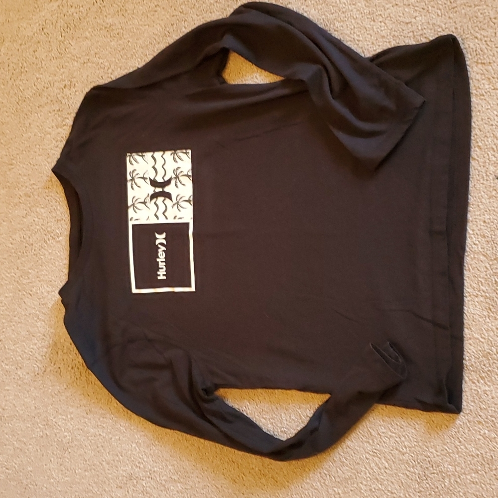 2 Hurley long sleeve shirts